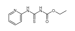 N-ethoxycarbonyl-N'-(pyridin-2-yl)tiourea Structure