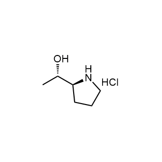 (S)-1-((S)-pyrrolidin-2-yl)ethan-1-ol hydrochloride structure