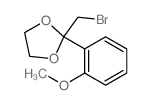 1,3-Dioxolane,2-(bromomethyl)-2-(2-methoxyphenyl)- Structure