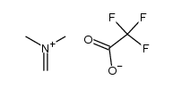 N,N-dimethylenemethaniminium trifluoroacetate结构式