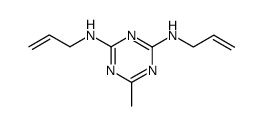 N,N'-diallyl-6-methyl-[1,3,5]triazine-2,4-diamine结构式