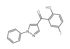 5'-FLUORO-2'HYDROXYPHENYL 1-PHENYL-1H-& Structure