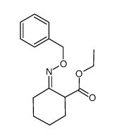 ethyl 2-((benzyloxy)imino)cyclohexane-1-carboxylate结构式