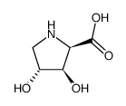 D-Proline, 3,4-dihydroxy-, (3R,4R)- (9CI)结构式