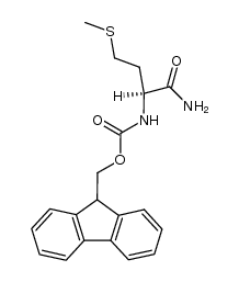 N-(9-fluorenylmethoxycarbonyl)-L-methioninamide Structure