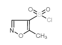 5-METHYL-4-ISOXAZOLESULFONYL CHLORIDE structure