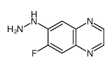 Quinoxaline, 6-fluoro-7-hydrazino- (9CI) Structure