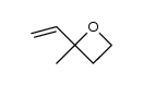 2-methyl-2-vinyl-oxetane结构式