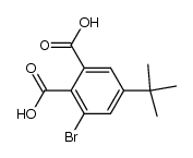 3-bromo-5-tert-butylphthalic acid结构式