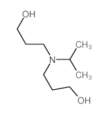 1-Propanol,3,3'-[(1-methylethyl)imino]bis- structure