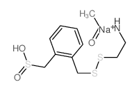 (2-(((2-(Acetylamino)ethyl)dithio)methyl)phenyl)methanesulfinic acid Structure