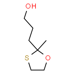 2-Methyl-1,3-oxathiolane-2-(1-propanol) Structure