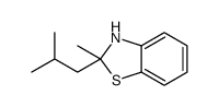 2-methyl-2-(2-methylpropyl)-3H-1,3-benzothiazole Structure