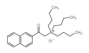 N-(2-[2-NAPHTHYL]-2-OXO-ETHYL)-N,N,N-TRIBUTYLAMMONIUM BROMIDE结构式