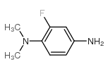 2-氟-n-1-,n-1-二甲基-1,4-苯二胺结构式