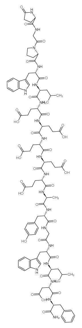 (Leu15)-Gastrin I (human) structure