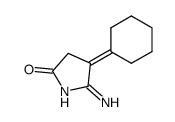 4-cyclohexyLiDene-5-imino-pyrrolidin-2-one结构式