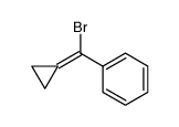 (1-bromo-1-phenylmethylene)cyclopropane Structure