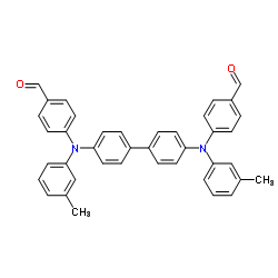 4,4'-{4,4'-Biphenyldiylbis[(3-methylphenyl)imino]}dibenzaldehyde结构式