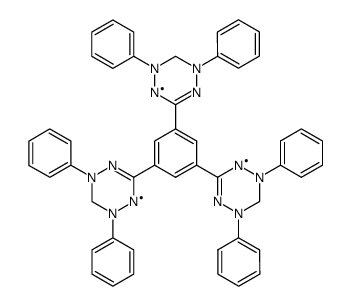 1,3,5-Tris-<1,5-diphenyl-verdazyl-3-yl>-benzol Structure