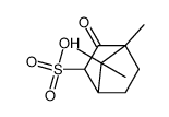 4,7,7-trimethyl-3-oxobicyclo[2.2.1]heptane-2-sulphonic acid Structure