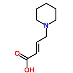 (E)-4-(1-piperidyl)but-2-enoic acid Structure