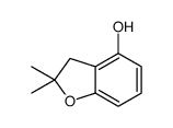 2,2-DIMETHYL-2,3-DIHYDROBENZOFURAN-4-OL Structure