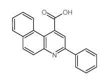 3-phenylbenzo[f]quinoline-1-carboxylic acid Structure