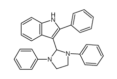 3-(1,3-diphenyl-imidazolidin-2-yl)-2-phenyl-indole结构式