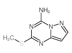 Pyrazolo[1,5-a]-1,3,5-triazin-4-amine,2-(methylthio)- structure