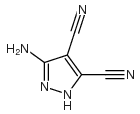 5-Amino-1H-pyrazole-3,4-dicarbonitrile Structure