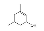 3,5-dimethylcyclohex-2-en-1-ol结构式