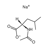 N-Acetyl-L-leucine sodium salt结构式