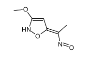 Ethanone, 1-(3-methoxy-5-isoxazolyl)-, oxime, (Z)- (9CI) structure