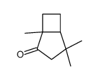 1,4,4-Trimethylbicyclo[3.2.0]heptan-2-one Structure