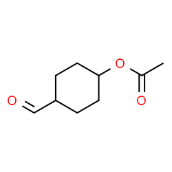 Cyclohexanecarboxaldehyde, 4-(acetyloxy)- (9CI) Structure