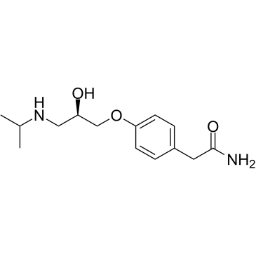 (R)-(+)-阿替洛尔结构式