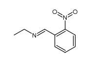 N-(2-nitrobenzylidene)ethanamine Structure