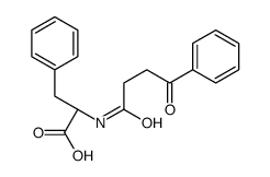 (2S)-2-[(4-oxo-4-phenylbutanoyl)amino]-3-phenylpropanoic acid Structure