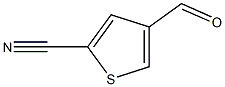 4-formylthiophene-2-carbonitrile Structure