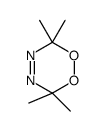 3,3,6,6-tetramethyl-1,2,4,5-dioxadiazine Structure