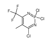 2,2,4-trichloro-5-methyl-6-trifluoromethyl-2λ5-[1,3,2]diazaphosphinine Structure