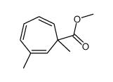 methyl 1,3-dimethylcyclohepta-2,4,6-triene-1-carboxylate Structure