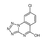 8-chloro-1H-tetrazolo[1,5-a]quinazolin-5-one结构式