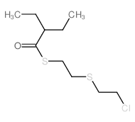 1-[2-(2-chloroethylsulfanyl)ethylsulfanyl]-2-ethyl-butan-1-one Structure