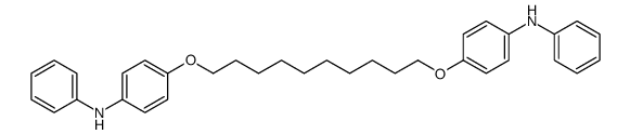 4-[10-(4-anilinophenoxy)decoxy]-N-phenylaniline结构式