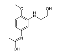 N-[3-(1-hydroxypropan-2-ylamino)-4-methoxyphenyl]acetamide Structure