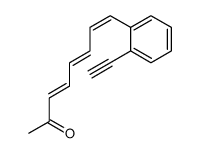 8-(2-ethynylphenyl)octa-3,5,7-trien-2-one结构式