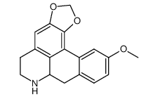 11-methoxy-6,7,7a,8-tetrahydro-5H-benzo[g][1,3]dioxolo[4',5':4,5]benzo[1,2,3-de]quinoline结构式