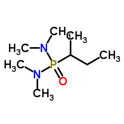 N-(butan-2-yl-dimethylamino-phosphoryl)-N-methyl-methanamine structure